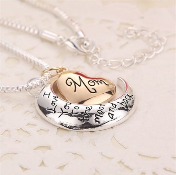 Mom I Love You To the Moon and Back Necklace - Picture 6 of 8